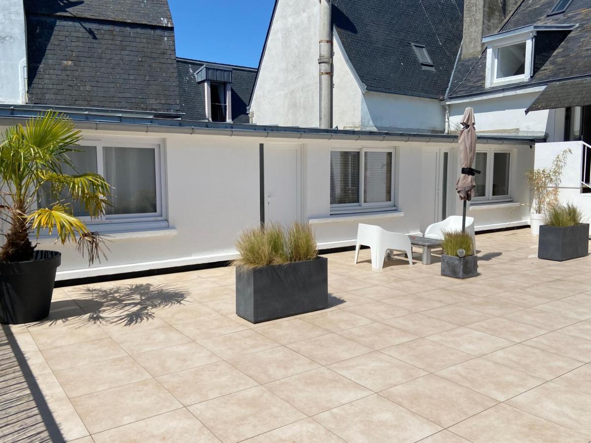 Votre Mini Maison En Plein Coeur Du Centre Ville -Terrasse - Et Parking Prive Sur Place Clos - Draps Et Menage Inclus Concarneau Exteriér fotografie