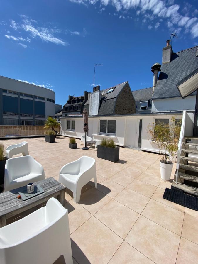 Votre Mini Maison En Plein Coeur Du Centre Ville -Terrasse - Et Parking Prive Sur Place Clos - Draps Et Menage Inclus Concarneau Exteriér fotografie